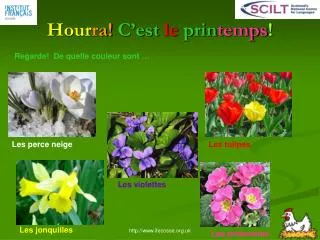 hour ra c est le prin temps