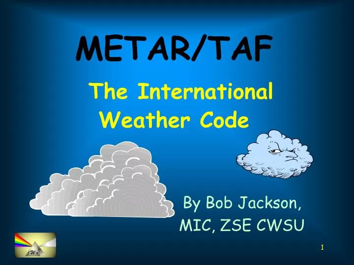 metar taf the international weather code