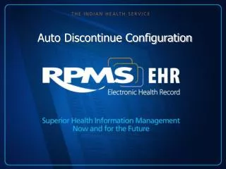 Auto Discontinue Configuration