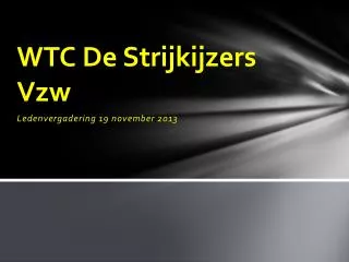 wtc de strijkijzers vzw
