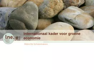 internationaal kader voor groene economie