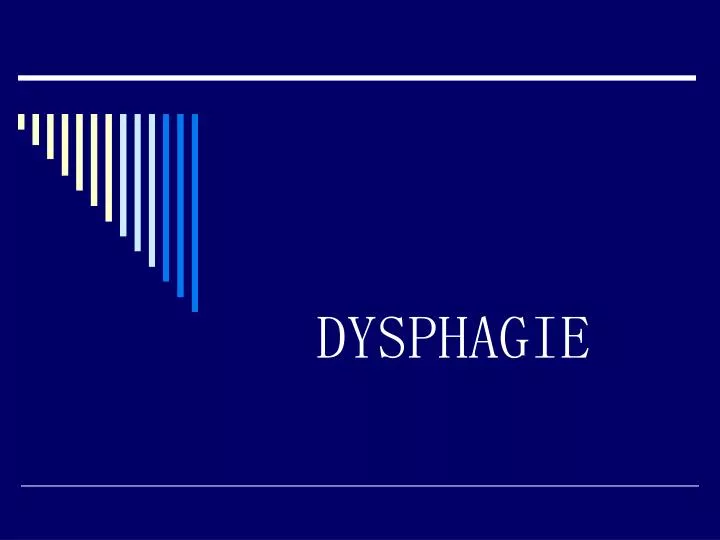 dysphagie