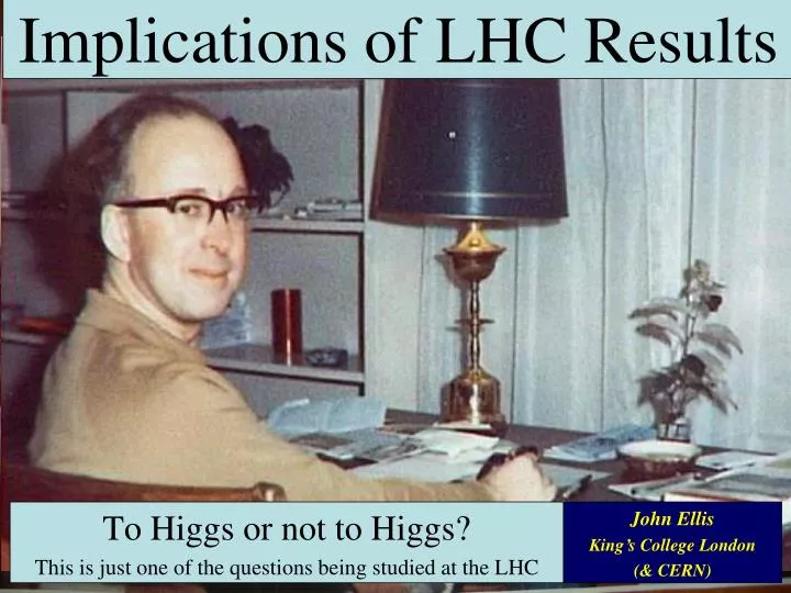 implications of lhc results