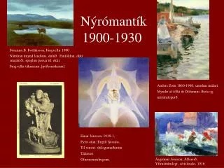 n r mant k 1900 1930