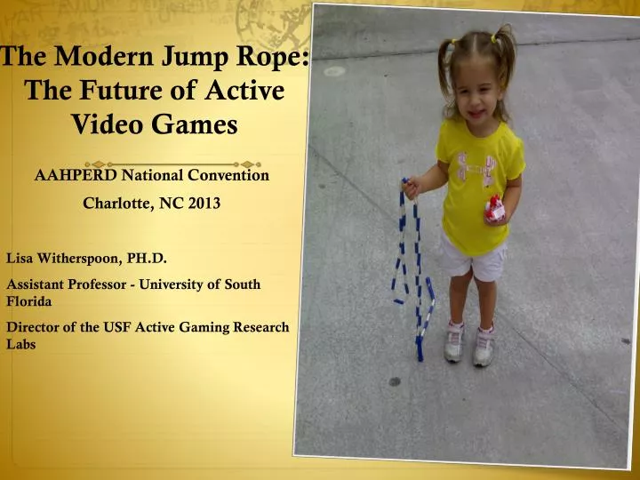 the modern jump rope the future of active video games