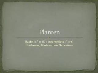 planten