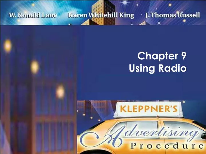 chapter 9 using radio