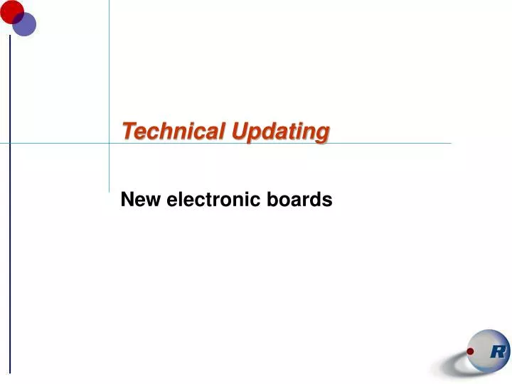technical updating