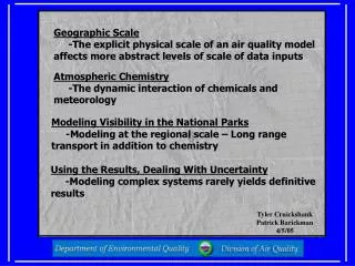 Geographic Scale