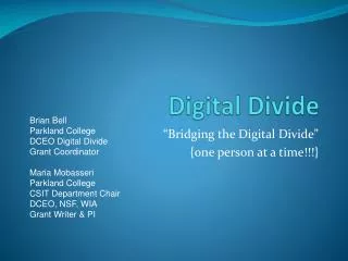 Digital Divide