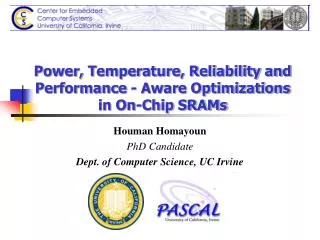 Power, Temperature, Reliability and Performance - Aware Optimizations in On-Chip SRAMs