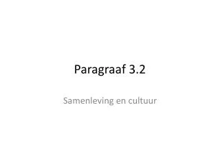 paragraaf 3 2