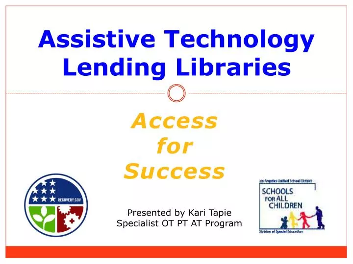 assistive technology lending libraries