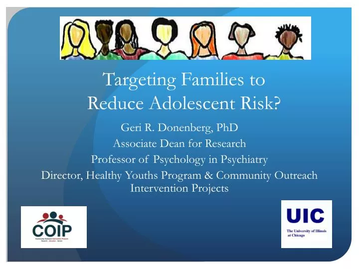 targeting families to reduce adolescent risk