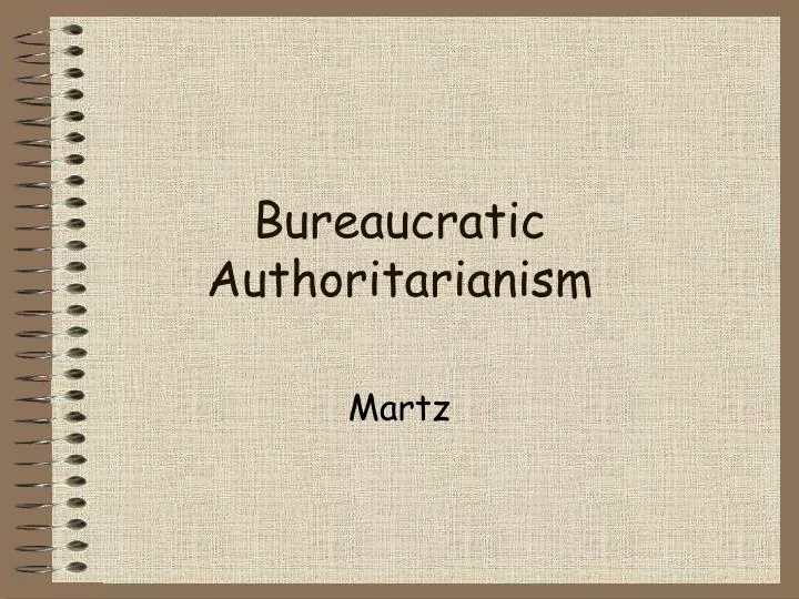 bureaucratic authoritarianism