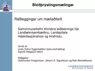 bl r stingsm lingar
