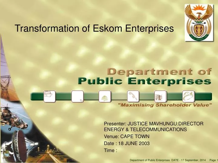 transformation of eskom enterprises