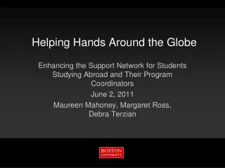 Helping Hands Around the Globe
