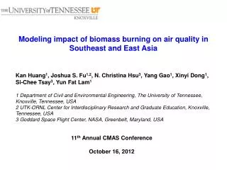 Modeling impact of biomass burning on air quality in Southeast and East Asia