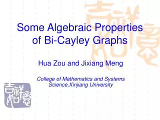 Some Algebraic Properties of Bi-Cayley Graphs