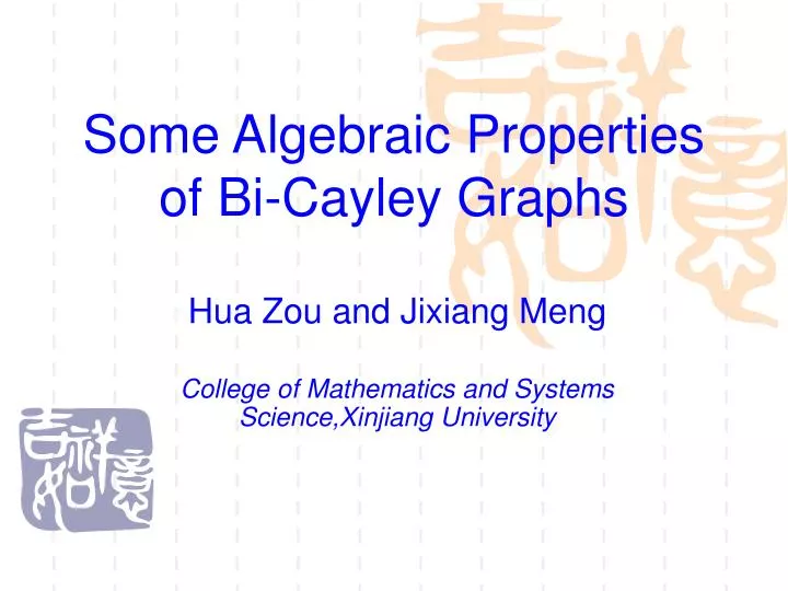 some algebraic properties of bi cayley graphs