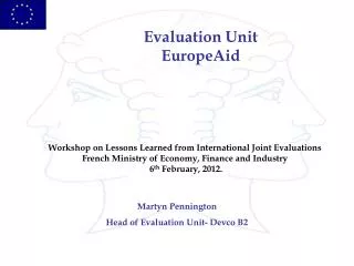 Evaluation Unit EuropeAid