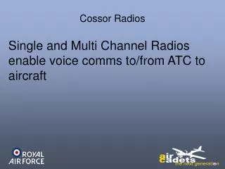 Cossor Radios