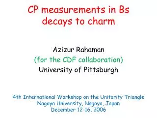 CP measurements in Bs decays to charm