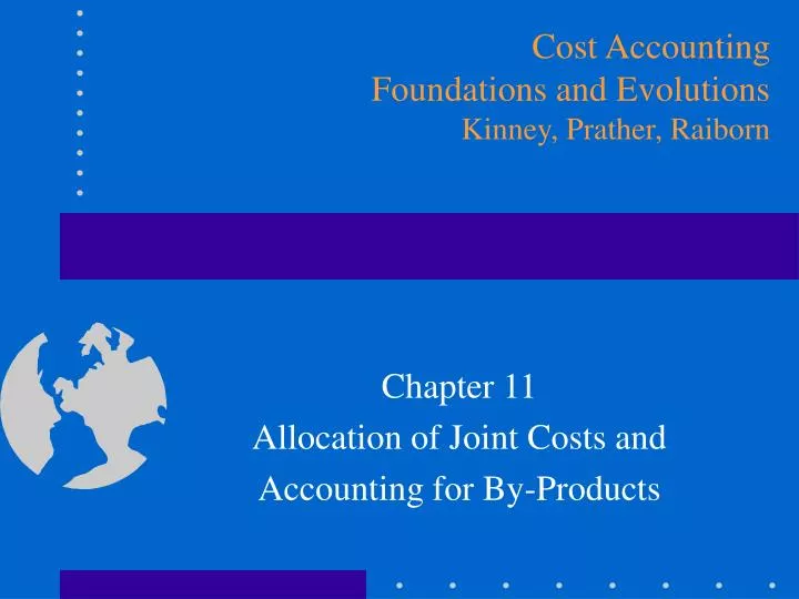 chapter 11 allocation of joint costs and accounting for by products