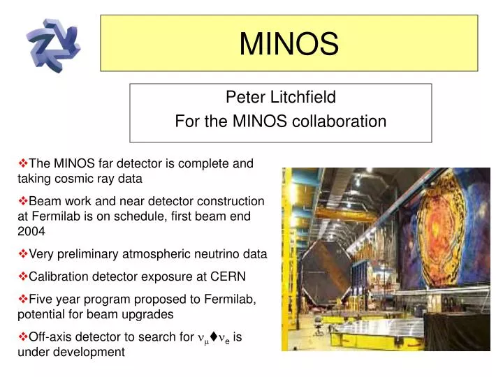 peter litchfield for the minos collaboration