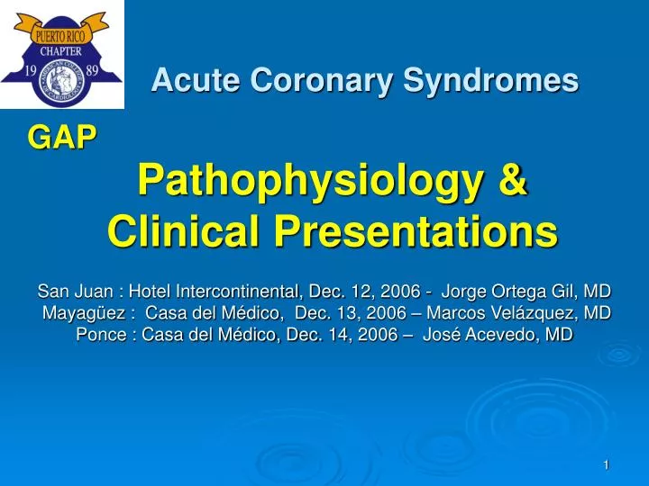 pathophysiology clinical presentations