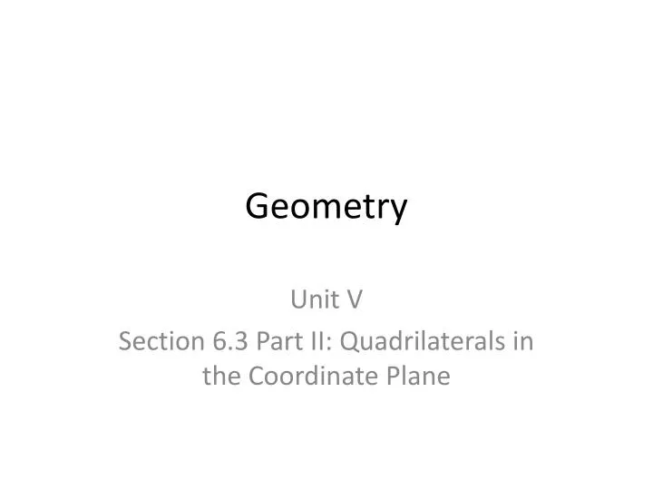 geometry