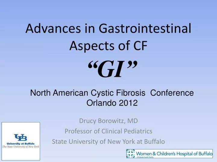 advances in gastrointestinal aspects of cf
