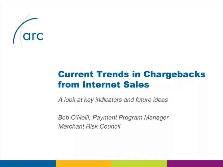 current trends in chargebacks from internet sales