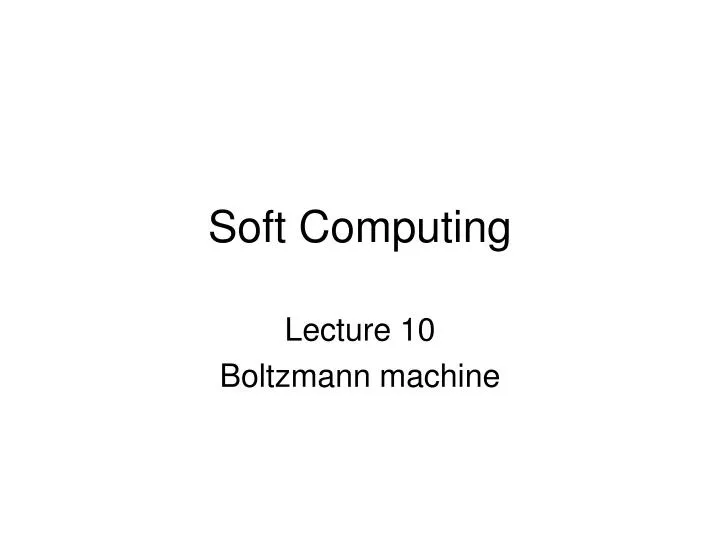 soft computing