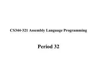 cs344 321 assembly language programming