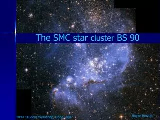 The SMC star cluster BS 90