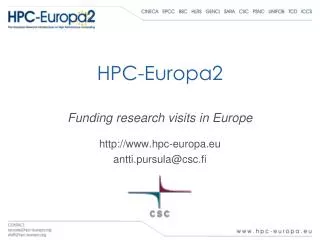 HPC-Europa2