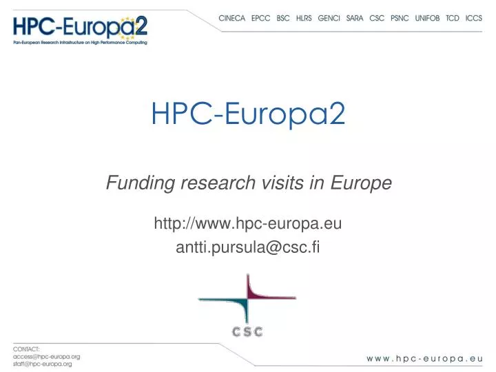 hpc europa2