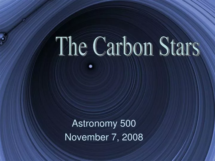 astronomy 500 november 7 2008