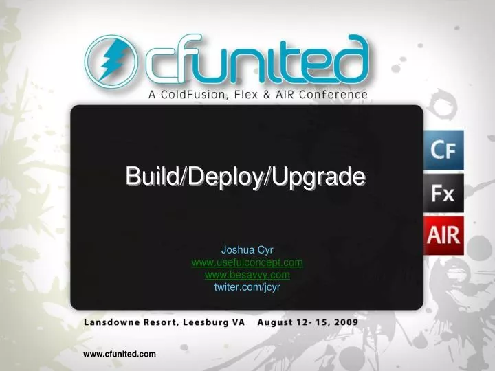 build deploy upgrade