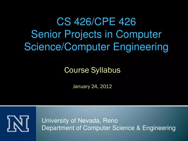 course syllabus january 24 2012