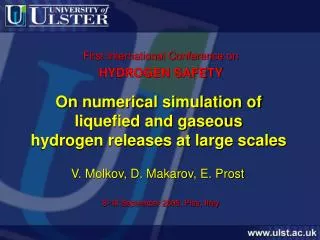 On numerical simulation of liquefied and gaseous hydrogen releases at large scales