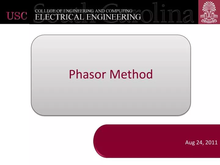 phasor method