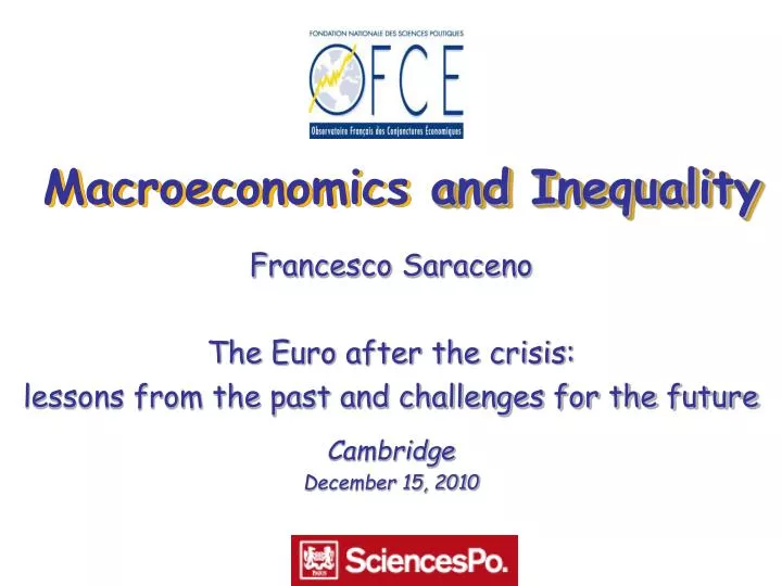 macroeconomics and inequality