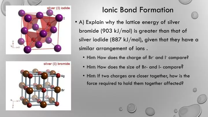 ionic bond formation