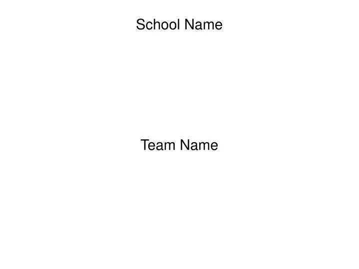 team name