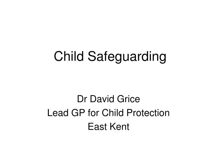 child safeguarding