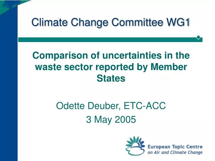 climate change committee wg1