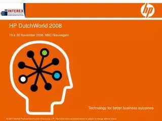 hp dutchworld 2008